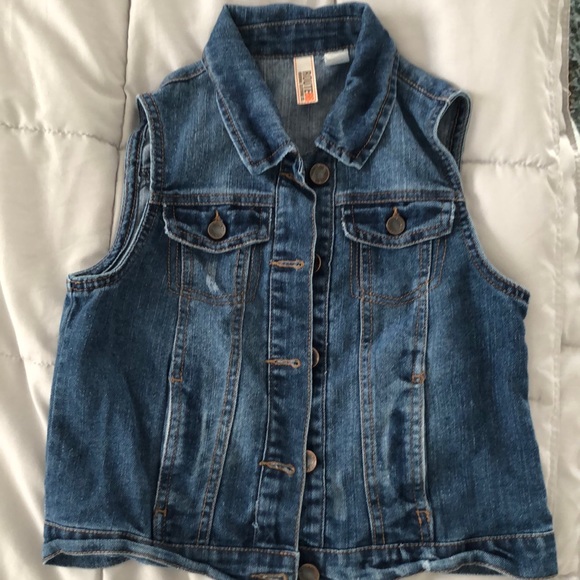 Girls Denim vest - Picture 1 of 2